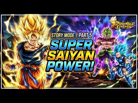 SUPER SAIYAN POWER! ⚡ Dragon Ball Legends Story (Part 5)