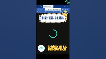 Cómo crear un #spinner en #HTML y #CSS #webdevelopment #informática #programming #matemáticas #code