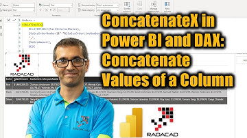 ConcatenateX in Power BI and DAX   Concatenate Values of a Column