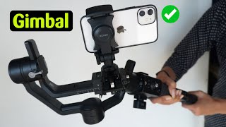 how to set up and Balance Dji ronin-sc Camera Gimbal with Mobile Phones in hindi