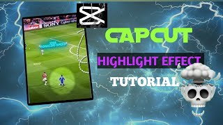 How to make a football player highlight effect tutorial Cap/ Football player highlight Kaisi banai /
