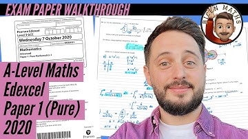 Maths A Level • 2020 Pure Paper 1 (A2) • Edexcel • 📝