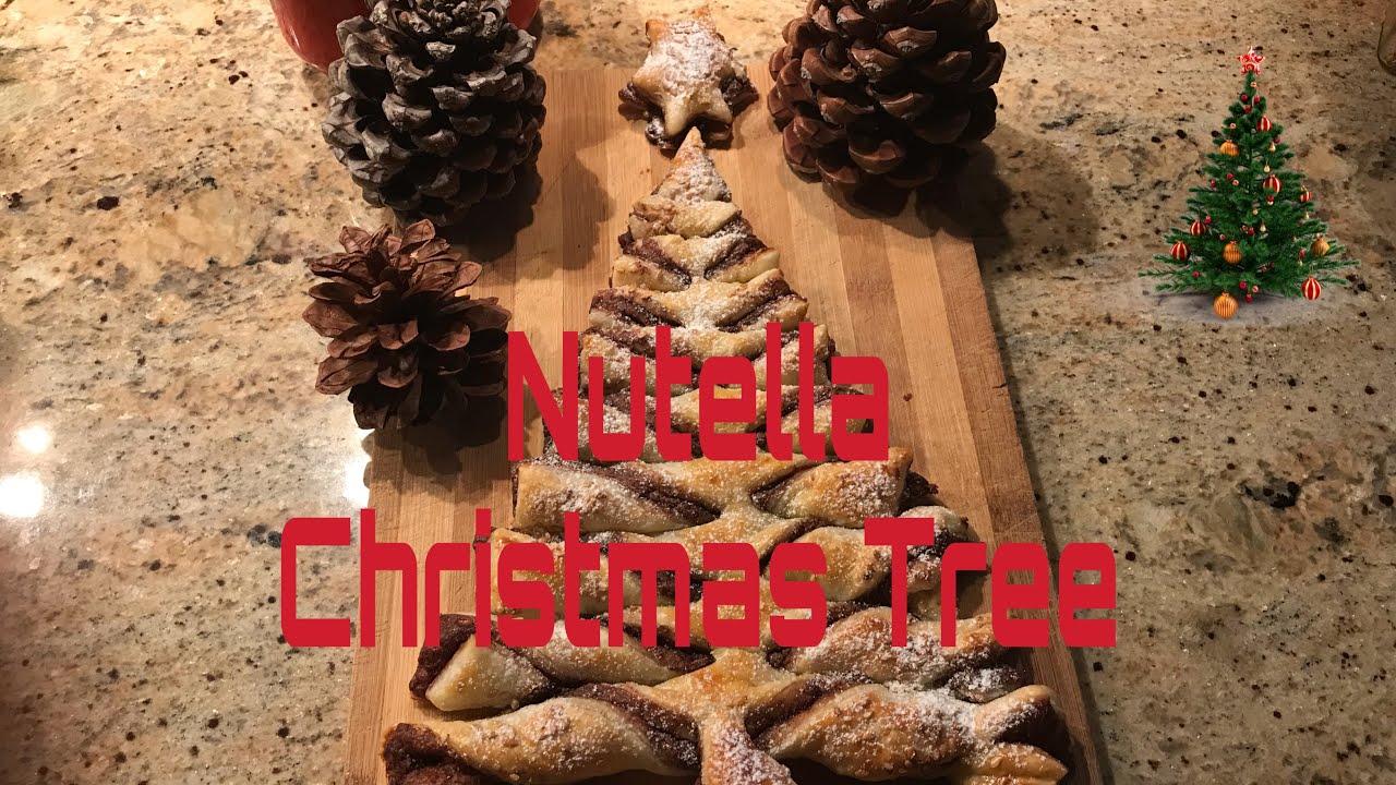 How to Make Nutella Chocolate Christmas Tree Using Puff Pastry! YouTube