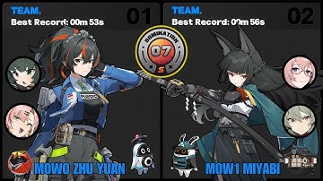 M0W0 Zhu Yuan / M0W1 Miyabi [1:49 Clear] - Shiyu Defense 7 - ZZZ 1.4.2