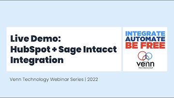 Webinar: HubSpot + Sage Intacct Integration | June 2022