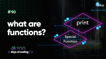 What are functions? Tekie Byte #90