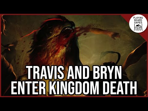 The gang begins their campaign of Kingdom Death: Monster | KINGDOM DEATH WITH TRAVIS AND BRYN #1
