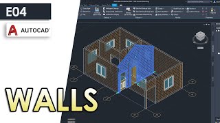 WALLS in AutoCAD Architecture 2023