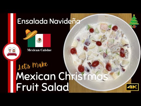 Ensalada Navideña | Mexican Christmas Fruit Salad | Christmas Recipes | @YummybyDanuShashi 🎄🥗 ✨