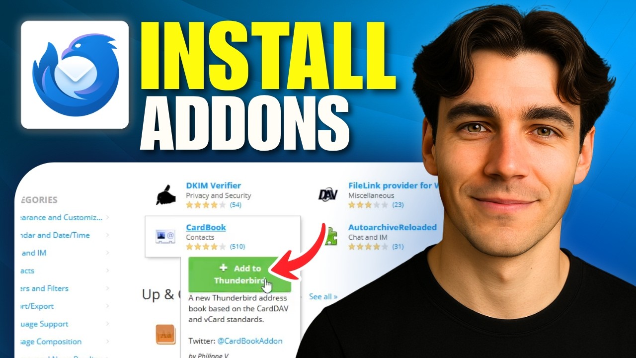 How To Install Addons In Mozilla Thunderbird (Tutorial 2026) - YouTube