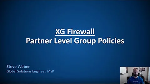 Central Partner Firewall Group Policies