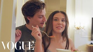 Millie Bobby Brown Gets Ready for the "Damsel" Premiere | Vogue screenshot 1