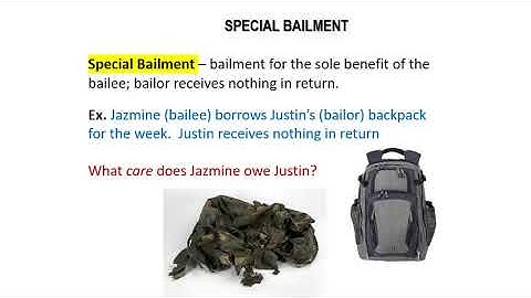 Types of Bailments