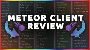 Meteor Client Review Free Minecraft 1.20.1 Client | Complete Client Overview - Episode Fourty Two