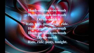 Lady GaGa - Highway Unicorn, lyrics on screen