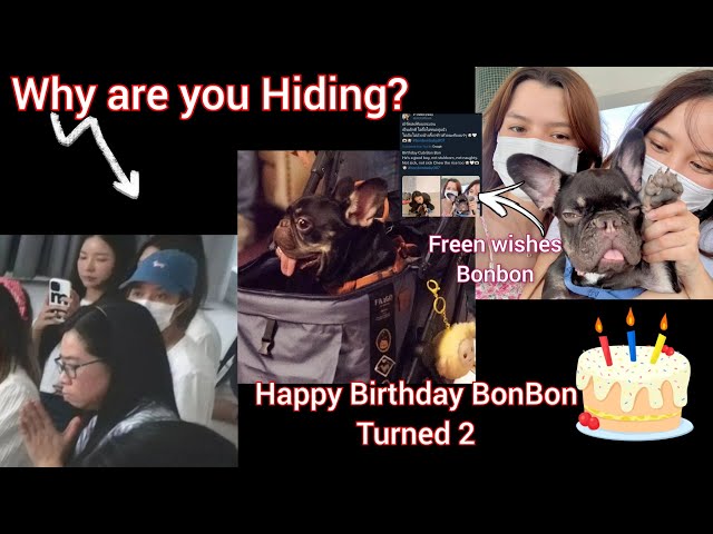 Why Freen Hiding Herself from Camera??Freen went For the Prayer|| HBD BONBON 🎂 Turned 2✨Freen's Wish class=