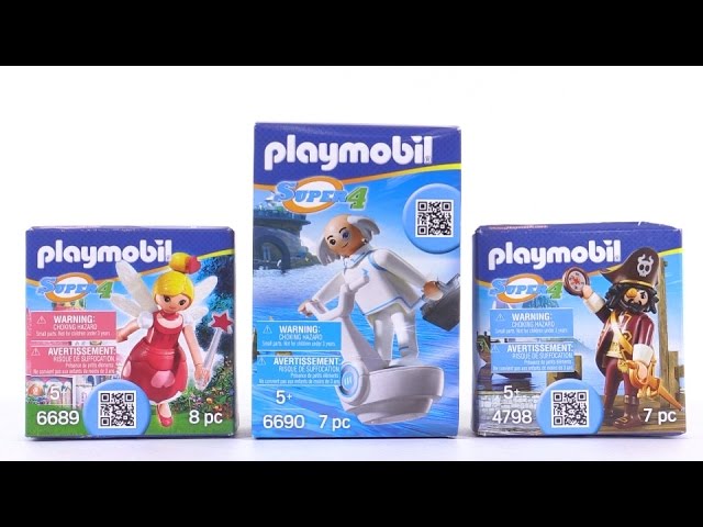 Super 4 : Docteur X, Playmobil