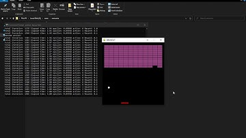 AI Learning to Play Breakout using Reinforcement Learning || Pygame