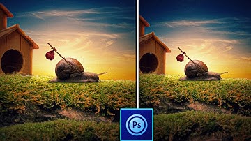 PS Touch Tutorial - How To Create The Lonely Snail Photo Manipulation in ps touch/android