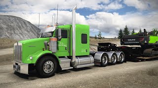 Kenworth T800 Heavy Haul - (Massively Overloaded!) - American Truck Simulator