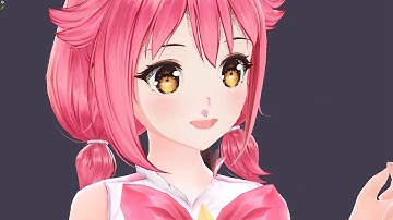 블리 3D(Bli_d) 방과후 ....분홍 모델링 뷰어 영상 ( 게임 캐릭터)