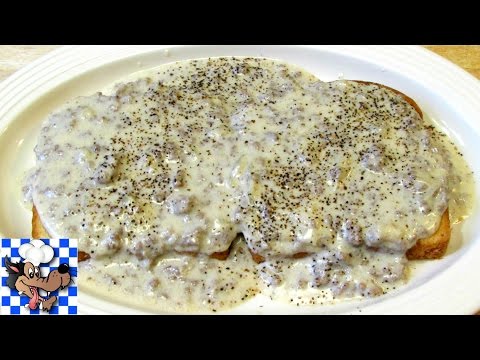 S.O.S. - Hamburger Gravy Toast - $10 Budget Meal Series
