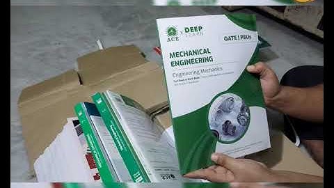 Unboxing ACE Academy postal package for Mechanical Engineering || GATE - 2022 || ESE || PSU ||