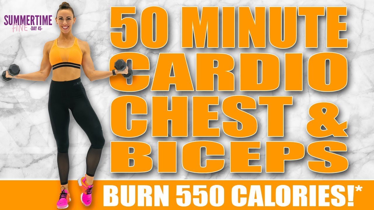 50 Minute Hiit Cardio Chest And Biceps Workout Burn 550 Calories Sydney Cummings Youtube Biceps Workout What Is Hiit Hiit 50 Minute Hiit Cardio Chest And Biceps Workout Burn 550 Calories Sydney Cummings Youtube Biceps Workout What Is Hiit Hiit