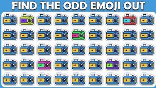 FIND THE ODD EMOJI OUT by Spotting The Difference #32| #emoji #emojichallenge #emojipuzzle#emojigame