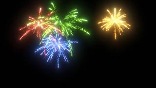 Colorful Firework Display Ambient TV Wallpaper 4K