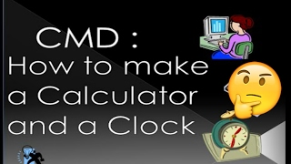 How to make clock using notepad