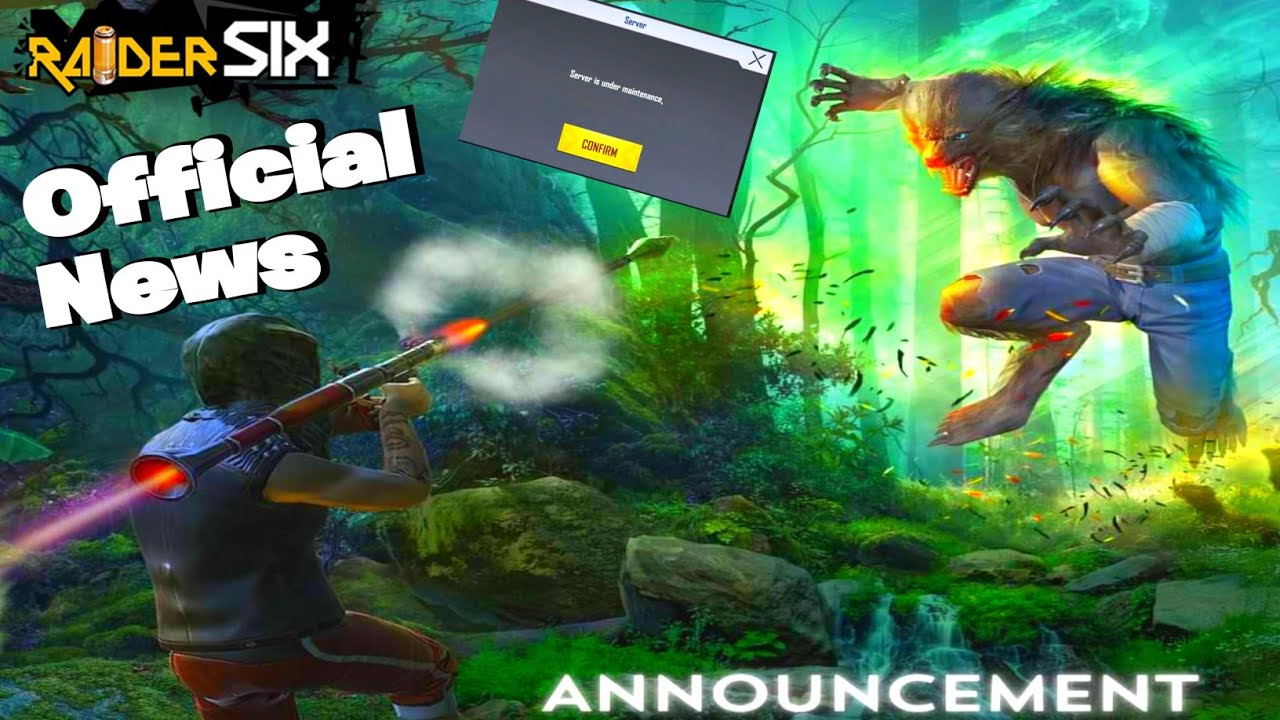 Raider Six official News | Raider Six Server is under Maintenance Problem ? | Raider six new update