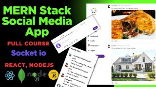 MERN Stack Social Media App | React New Hooks | Socket io | Full Course | دورة MERN stack كاملة