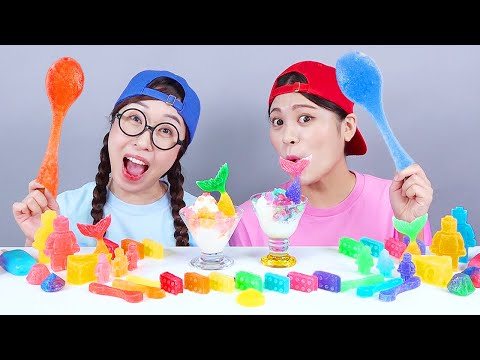 Конфеты Кохакуто Радуга Мукбанг ДОНА DONA