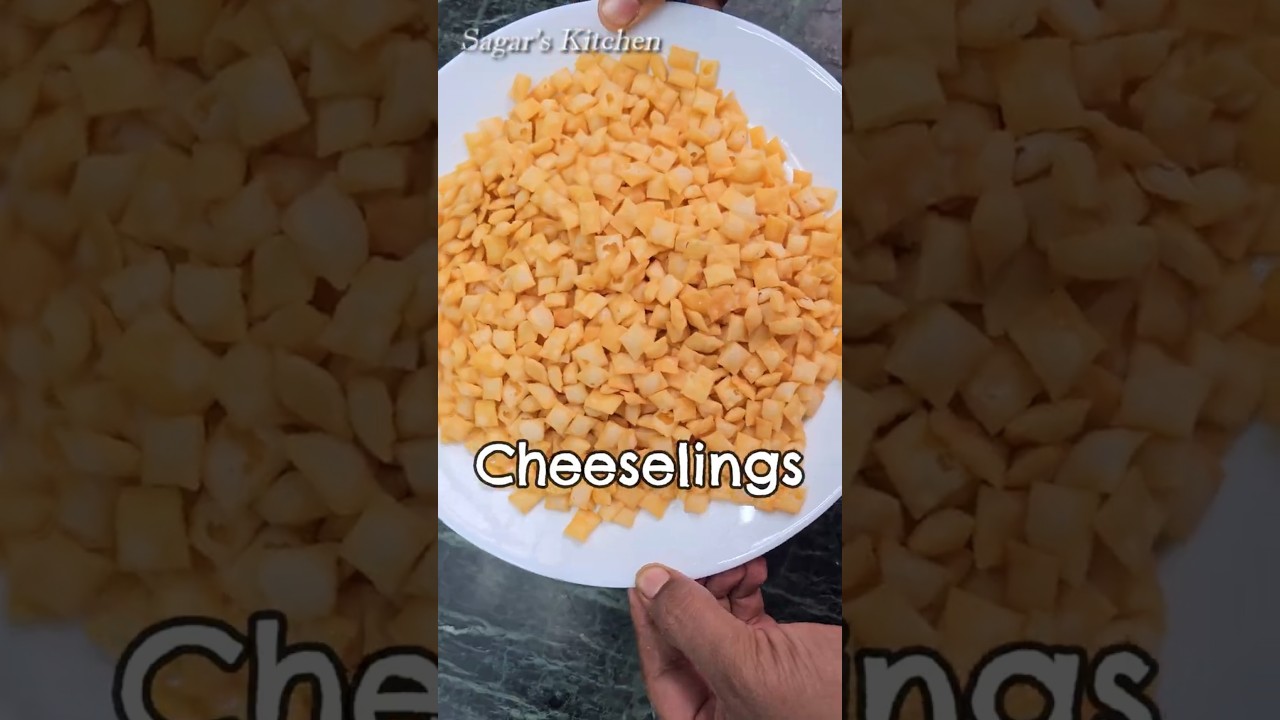 Easy Cheeselings Recipe #Shorts #Snacks