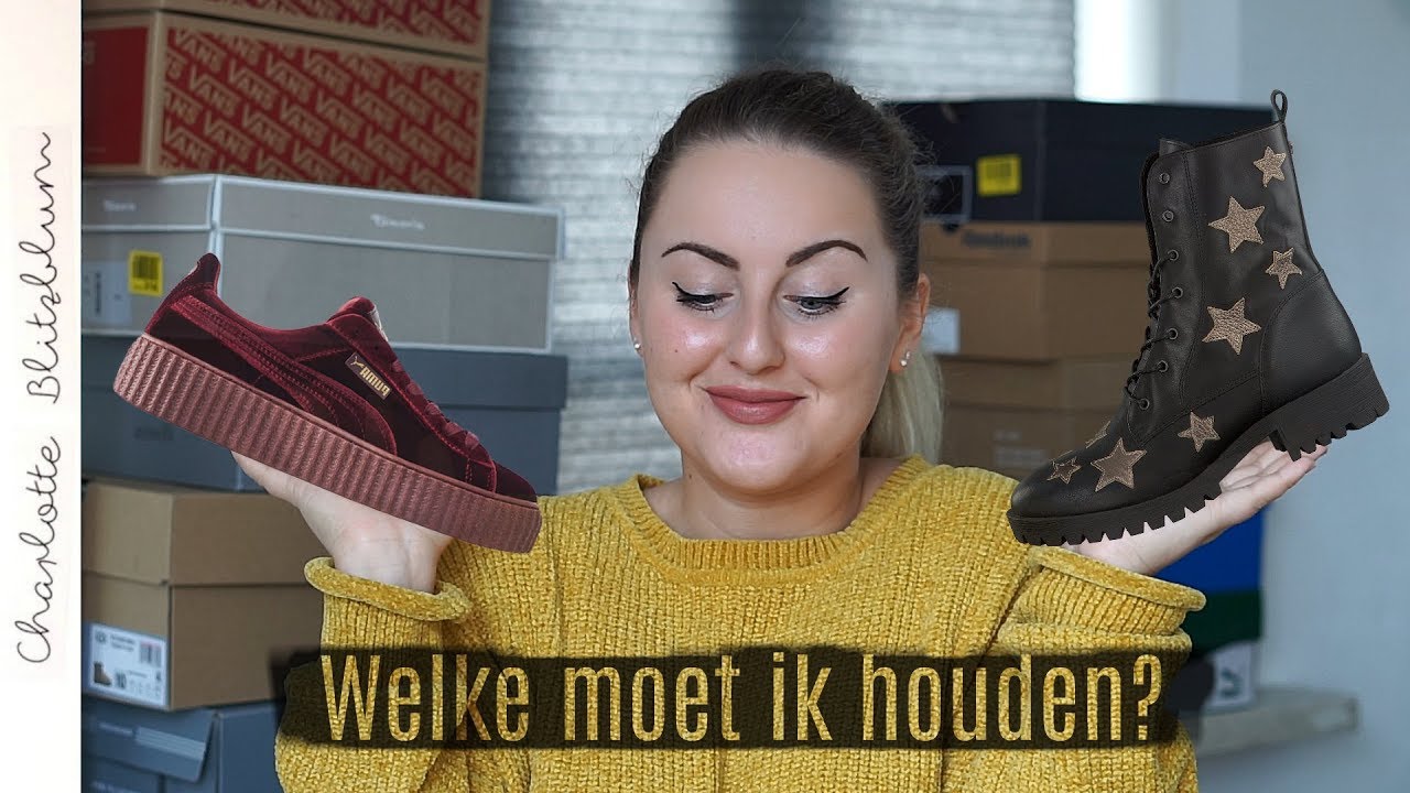 GROTE SCHOENEN SHOPLOG! | Welke moet ik houden? | Charlotte Blitzblum