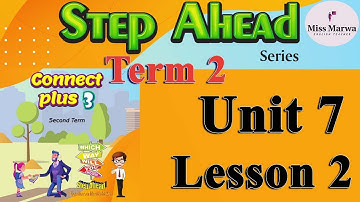3 - كونكت بلس ثالثه ابتدائي الترم الثاني Connect Plus G3 Unit 7 Where are the family Lesson 2