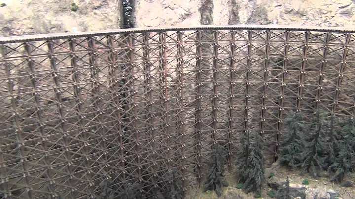 Hand-Built HO Scale Wooden Trestle