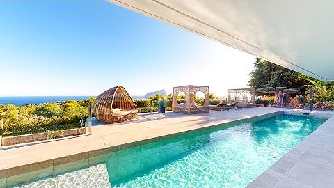 Modern new build villa for sale in Raco de Galeno Benissa with sea views