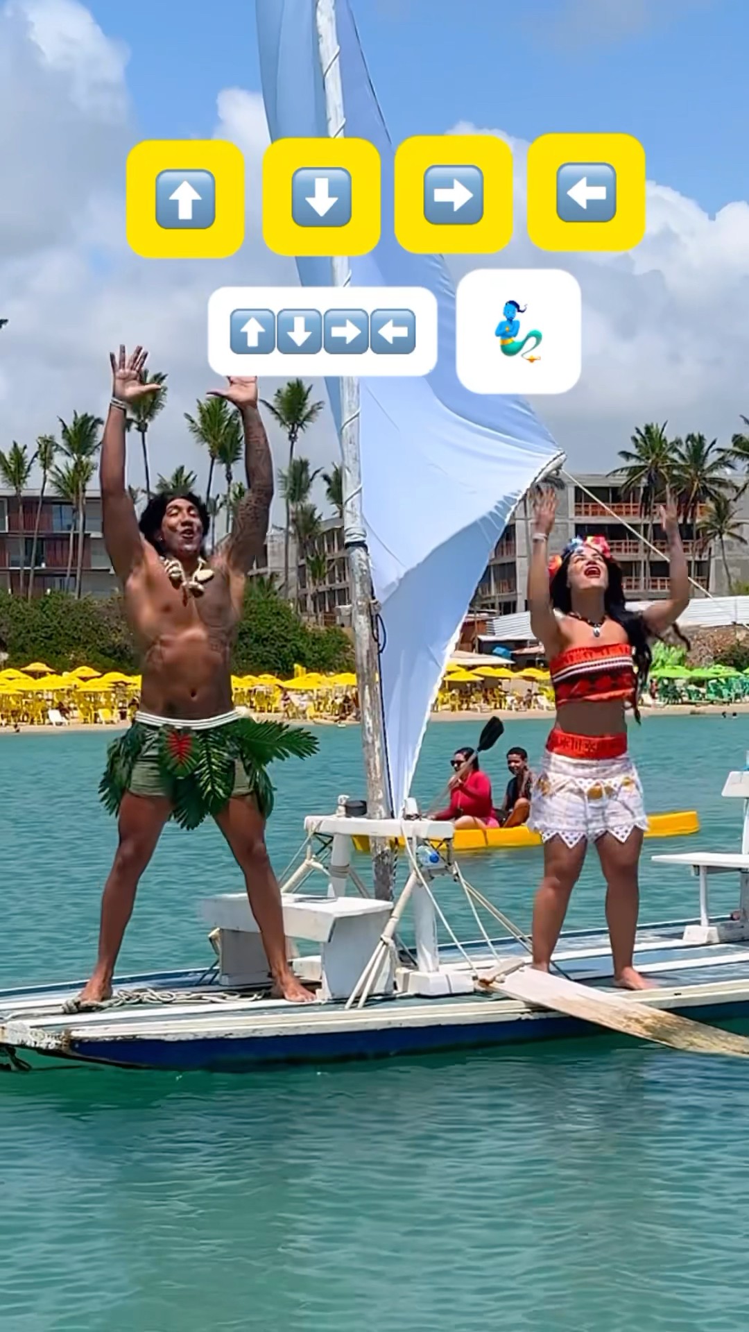 Tutorial MOANA \u0026 MAUI!​⁠@mayca.brasil #challenge #trend #moana #maui #fantasy #short