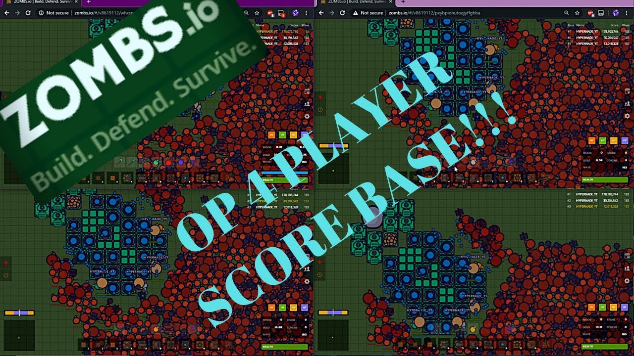 ZOMBS.io é um Tower Defense simples, porém complexo - Combo Infinito