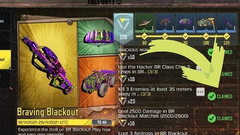 Call Of Duty Mobile Kill 3 Enemies at least 35 meters away in BR Blackout Matches Task Complete
