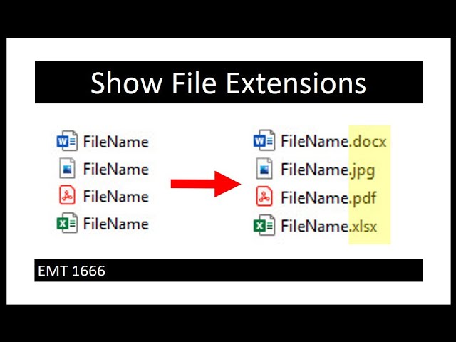 What is a file extension? 