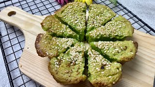 Kuih Bakar Pandan Istimewa Sukatan Cawan