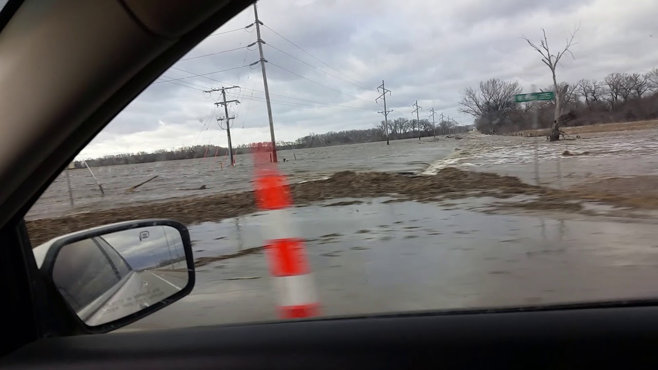 Flooding North of Battle Creek Nebraska March 14 2019 YouTube