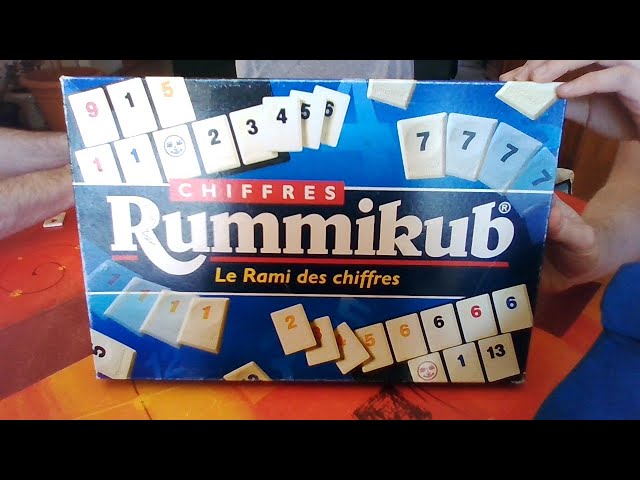 Notice de jeu pièce Rummikub Le rami des chiffres jeu de voyage