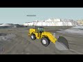 Virtually test construction machinery running on uneven ground in simulationx