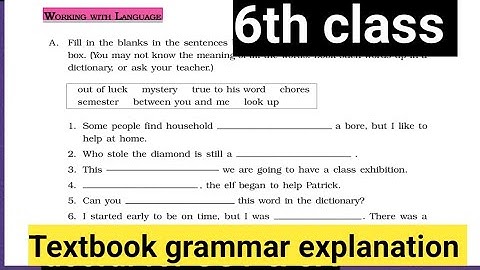 6th class English grammar |English grammar for AP TET|ap dsc #englishgrammar #english