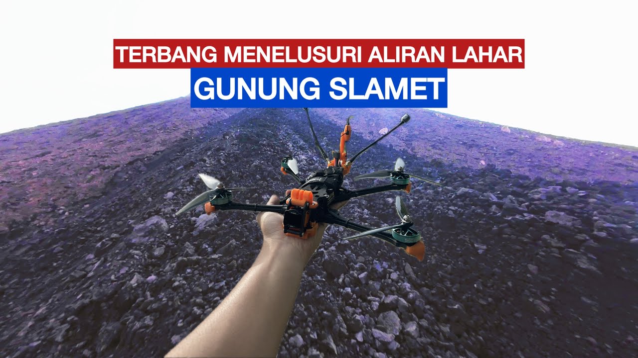 NGERI ! ALIRAN LAHAR GUNUNG SLAMET DARI DEKAT