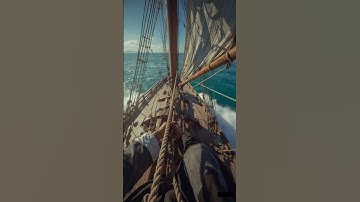 Sailing the High Seas ⛵🌊#sailing #sea #ocean #boat #viral #shorts
